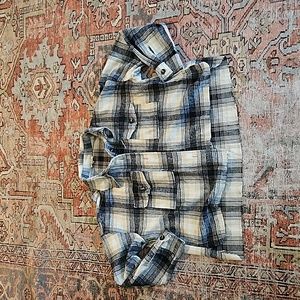 blue boutique flannel